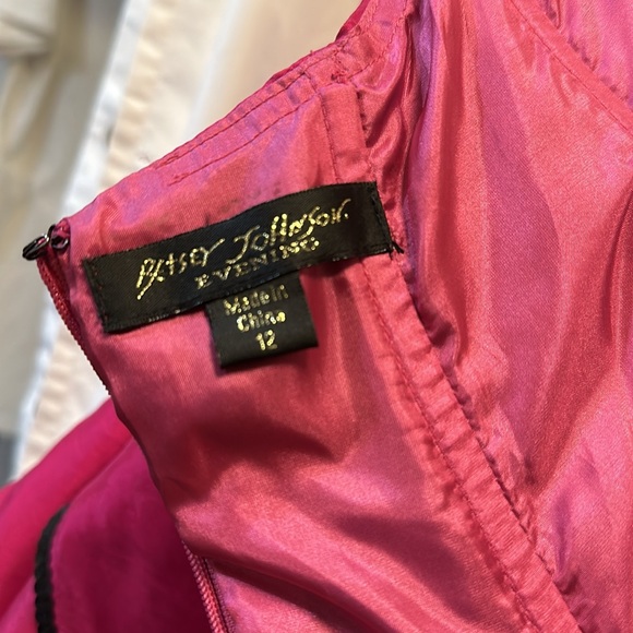 Betsey Johnson 💕 Barbie Dress Strapless Ruffle Tulle Corset 90s Y2K Pink Prom - Picture 4 of 5